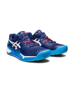 Asics Gel-Resolution 9 Padel Azul Índigo | Ofertas de pádel 2
